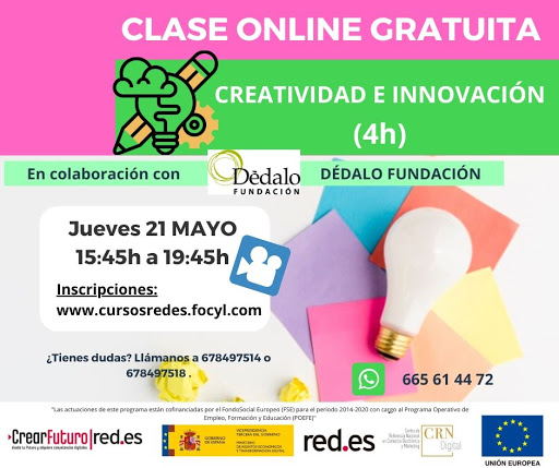 20200521-cartel-Creatividad-e-innovacion-21-mayo-DEDALO-FUNDACION